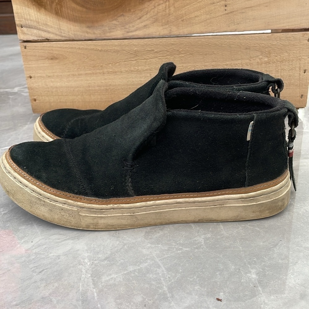 Women's TOMS Paxton Suede Slip On Shoe With Tassel Size 8 - Picture 6 of 12